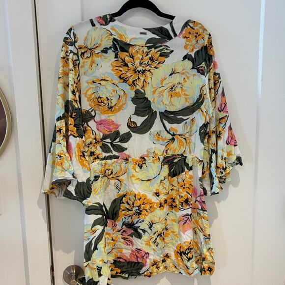 Maaji Floral Spring Garden Swim Coverup Large - Picture 4 of 11